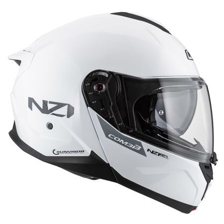 KASK MOTOCYKLOWY NZI COMBI 3 DUO WHITE XS