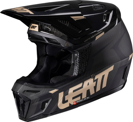 KASK MOTOCYKLOWY Z GOGLAMI LEATT KIT MOTO 9.5 CARBON XL