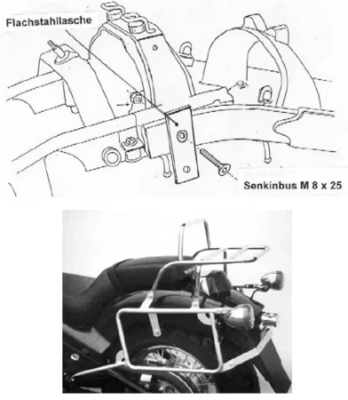 Honda VT 600 C (1988-2000) rurowy stelaż centralny