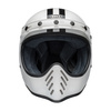 KASK MOTOCYKLOWY BELL MOTO-3 ECE6 SMQ AGS WHITE BLACK S