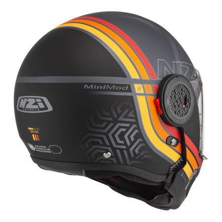KASK MOTOCYKLOWY NZI MINIMOD DUO WATSON ANTRACITEBLACK ANTRACITE MATT S