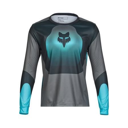 KOSZULKA ROWEROWA Z DŁUGIM RĘKAWEM FOX JUNIOR RANGER REVISE TEAL YS