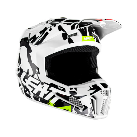 KASK MOTOCYKLOWY JUNIOR LEATT MOTO 3.5 ZEBRA L