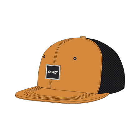 CZAPKA Z DASZKIEM LEATT TRUCKER TECH RUSTY ORANGE S-XL