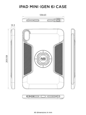 Etui Quad Lock® MAG - iPad Mini 6