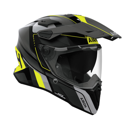KASK MOTOCYKLOWY AIROH COMMANDER 2 SKIP YELLOW MATT XL