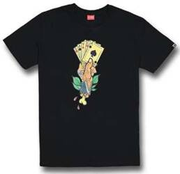 DAVCA T-shirt cards black