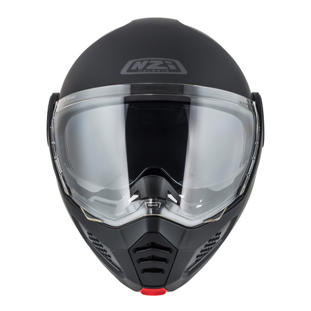 KASK MOTOCYKLOWY NZI MINIMOD DUO MATT BLACK S
