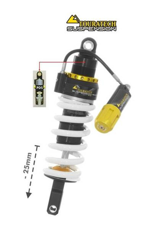 Touratech Suspension lowering shock (-25 mm) for Honda CRF1100L Africa Twin from 2020 Type Explore HP/PDS