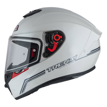 KASK MOTOCYKLOWY NZI TRENDY STREAM SOLID NOUVEAU WHITE XS