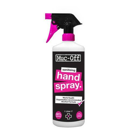 Muc-Off 20243 antybakteryjny, odkażający spray do rąk 1 l