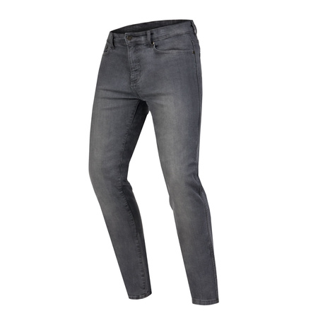JEANSY MOTOCYKLOWE OZONE STRIKER REGULAR WASHED GREY 28/32