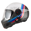 KASK MOTOCYKLOWY NZI MINIMOD DUO WATSON WHITEBLACK POWER S
