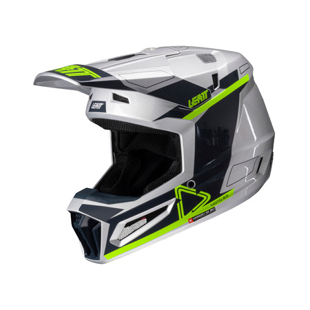 KASK MOTOCYKLOWY Z GOGLAMI LEATT KIT MOTO 3.5 STEEL XXL