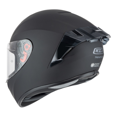 KASK MOTOCYKLOWY NZI TRENDY STREAM MATT BLACK S