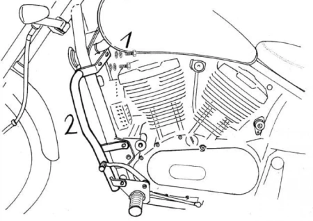 Kawasaki VN 800 Classic (1996-2005) Gmol silnika