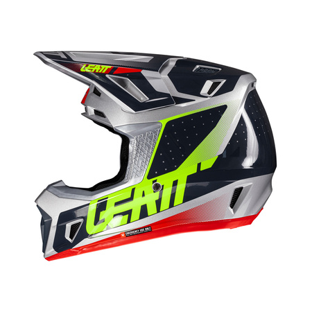 KASK MOTOCYKLOWY Z GOGLAMI LEATT KIT MOTO 7.5 STEEL M