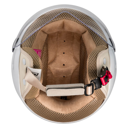 KASK MOTOCYKLOWY NZI PASARELA CORAZÓN ROSA XS