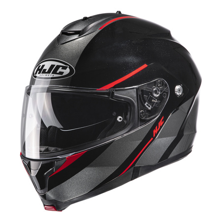 KASK MOTOCYKLOWY HJC C91 TERO BLACK RED S