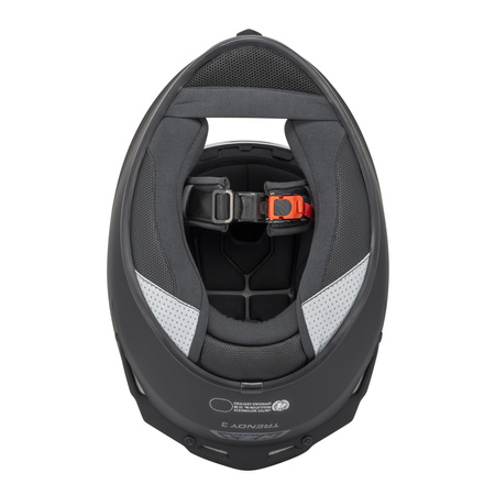 KASK MOTOCYKLOWY NZI TRENDY STREAM MATT BLACK S