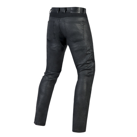 JEANSY MOTOCYKLOWE OZONE RUSTY WAXED BLACK 32/34
