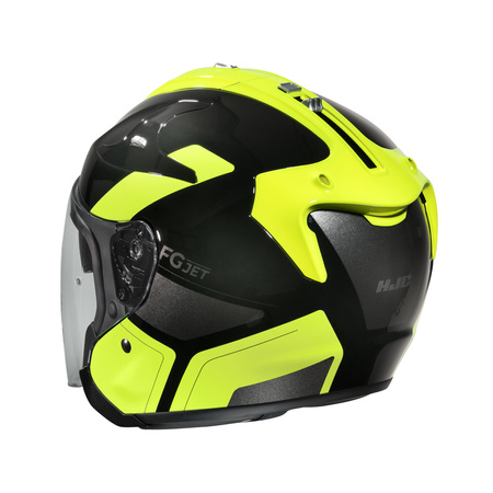 KASK MOTOCYKLOWY HJC FG-JET EPEN BLACK YELLOW S