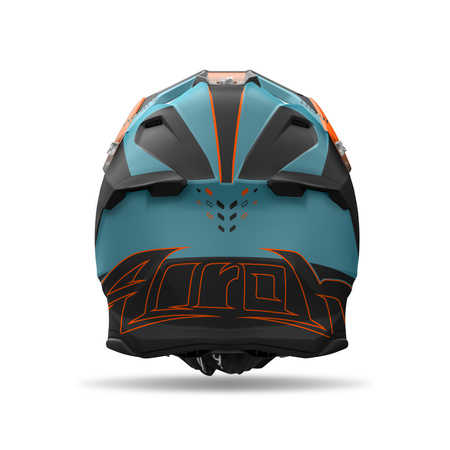 KASK MOTOCYKLOWY AIROH TWIST 3 SHARD ORANGE MATT S
