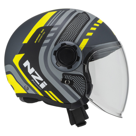 KASK MOTOCYKLOWY NZI RINGWAY 2 DUO CONNECTED ANTRACITE GREY MATT XL