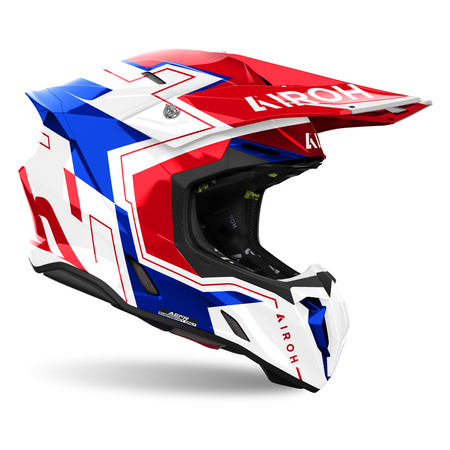 KASK MOTOCYKLOWY AIROH TWIST 3 DIZZY BLUE/RED GLOSS S