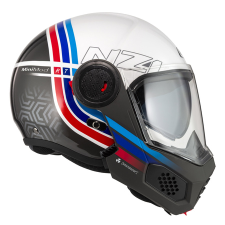 KASK MOTOCYKLOWY NZI MINIMOD DUO WATSON WHITEBLACK POWER S