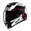 KASK MOTOCYKLOWY HJC C10 ASPA WHITE BLACK S