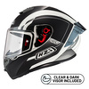 KASK MOTOCYKLOWY NZI TRENDY STREAM ELEGANCE WHITE BLACK TINTED S MATT L