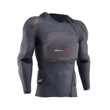 KOSZULKA Z OCHRANIACZAMI LEATT 3DF AIRFIT LITE EVO BLACK (184-196CM) XXL