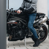 JEANSY MOTOCYKLOWE OZONE STRIKER SLIM FIT WASHED BLUE 30/32