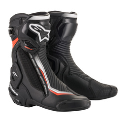 BUTY ALPINESTARS SMX PLUS V2 BLACK/WHITE/FLUO RED 45