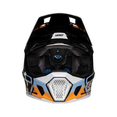 KASK MOTOCYKLOWY Z GOGLAMI LEATT KIT MOTO 7.5 ORANGE S
