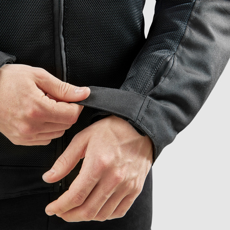 KURTKA MOTOCYKLOWA TEKSTYLNA OZONE NEO AIR BLACK FLUO YELLOW S