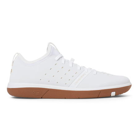 BUTY CRANKBROTHERS STAMP STREET LACE WHITE/GOLD - GUM OUTSOLE 7.5 (40 EU)