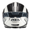 KASK MOTOCYKLOWY NZI TRENDY STREAM ELEGANCE WHITE BLACK TINTED S MATT L