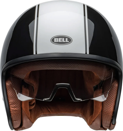 KASK MOTOCYKLOWY BELL TX501 ECE6 RALLY BLACK WHITE M