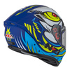 KASK MOTOCYKLOWY NZI TRENDY STREAM OCELO BLUE WHITE SKY BLUE MATT L