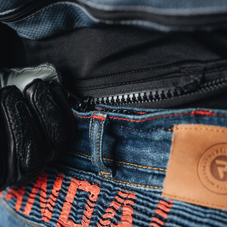 JEANSY MOTOCYKLOWE REBELHORN VANDAL DENIM BLUE 32/34