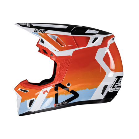 KASK MOTOCYKLOWY Z GOGLAMI LEATT KIT MOTO 8.5 GLAMIS S