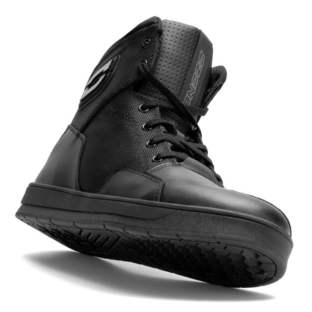 BUTY MOTOCYKLOWE OZONE SPIN BLACK BLACK SOLE 37