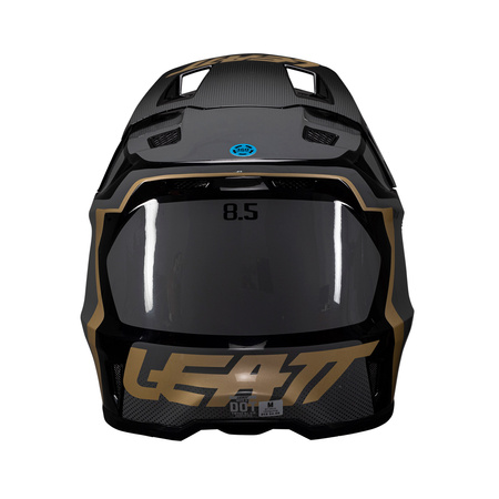 KASK MOTOCYKLOWY Z GOGLAMI LEATT KIT MOTO 8.5 BLACK S