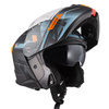 KASK MOTOCYKLOWY NZI COMBI 3 DUO METRIC ANTRACITE BLUE MATT S