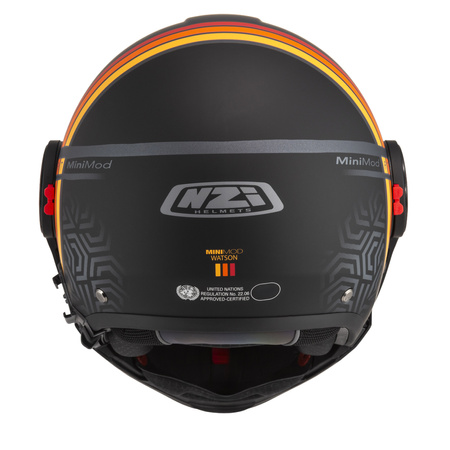 KASK MOTOCYKLOWY NZI MINIMOD DUO WATSON ANTRACITEBLACK ANTRACITE MATT S