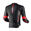 KURTKA MOTOCYKLOWA SKÓRZANA REBELHORN VANDAL BLACK FLUO RED 62