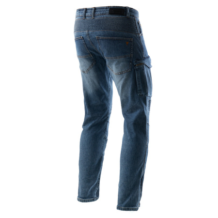 SPODNIE JEANS REBELHORN VANDAL MONOLAYER WASHED BLUE W32L32