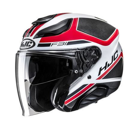 KASK MOTOCYKLOWY HJC F31 CERON BLACK RED S